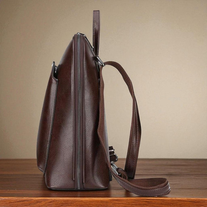 Klassischer Doppel-Reißverschluss Rucksack - elegantes Design