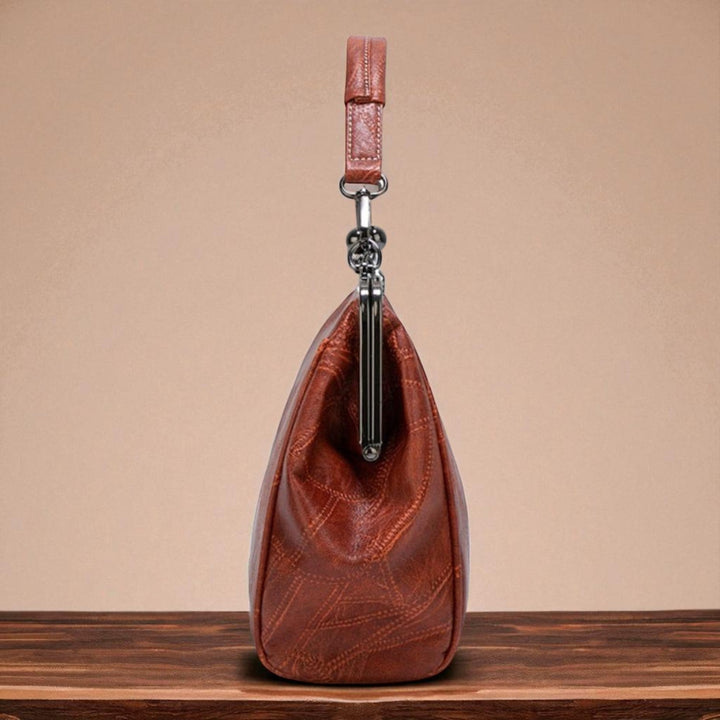 Vintage-Handtasche mit Klappverschluss