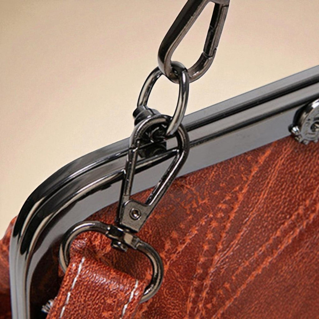 Vintage-Handtasche mit Klappverschluss
