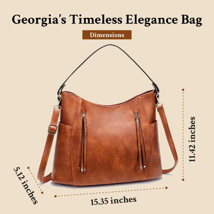 Georgias zeitlose Eleganz | Vintage-Schultertasche