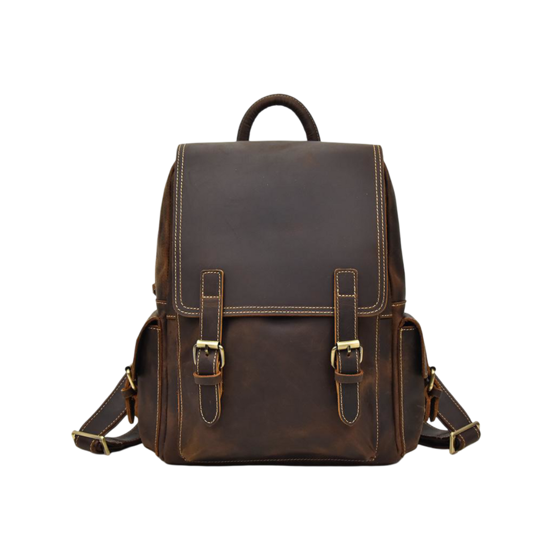 Marcus | Wesentlicher Vintage-Leder-Rucksack