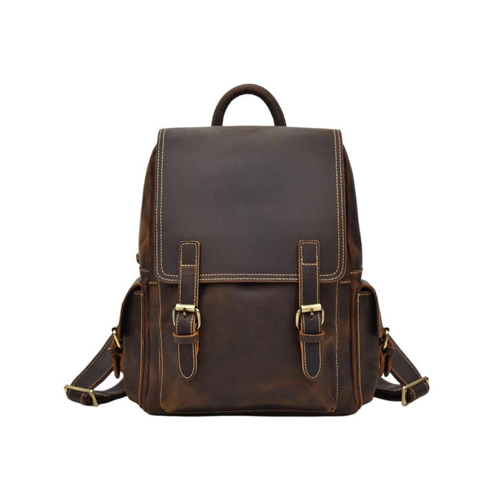Marcus | Wesentlicher Vintage-Leder-Rucksack