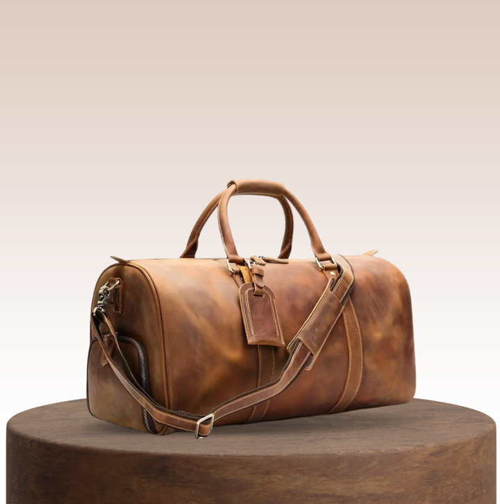 Arden | Klassische Leder-Duffel-Tasche