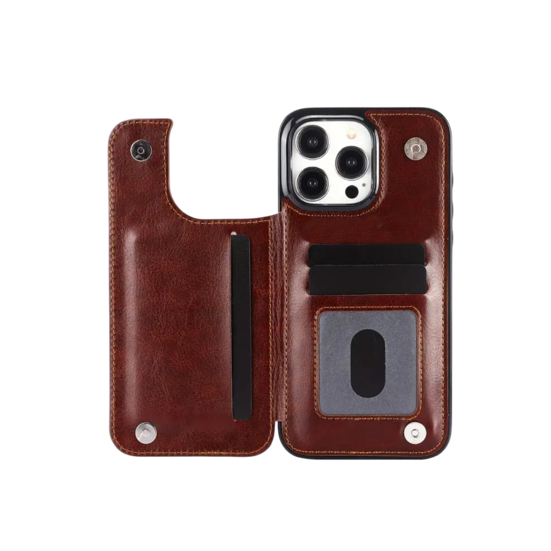 Preston | Magnetische Brieftasche Klapphülle für iPhone