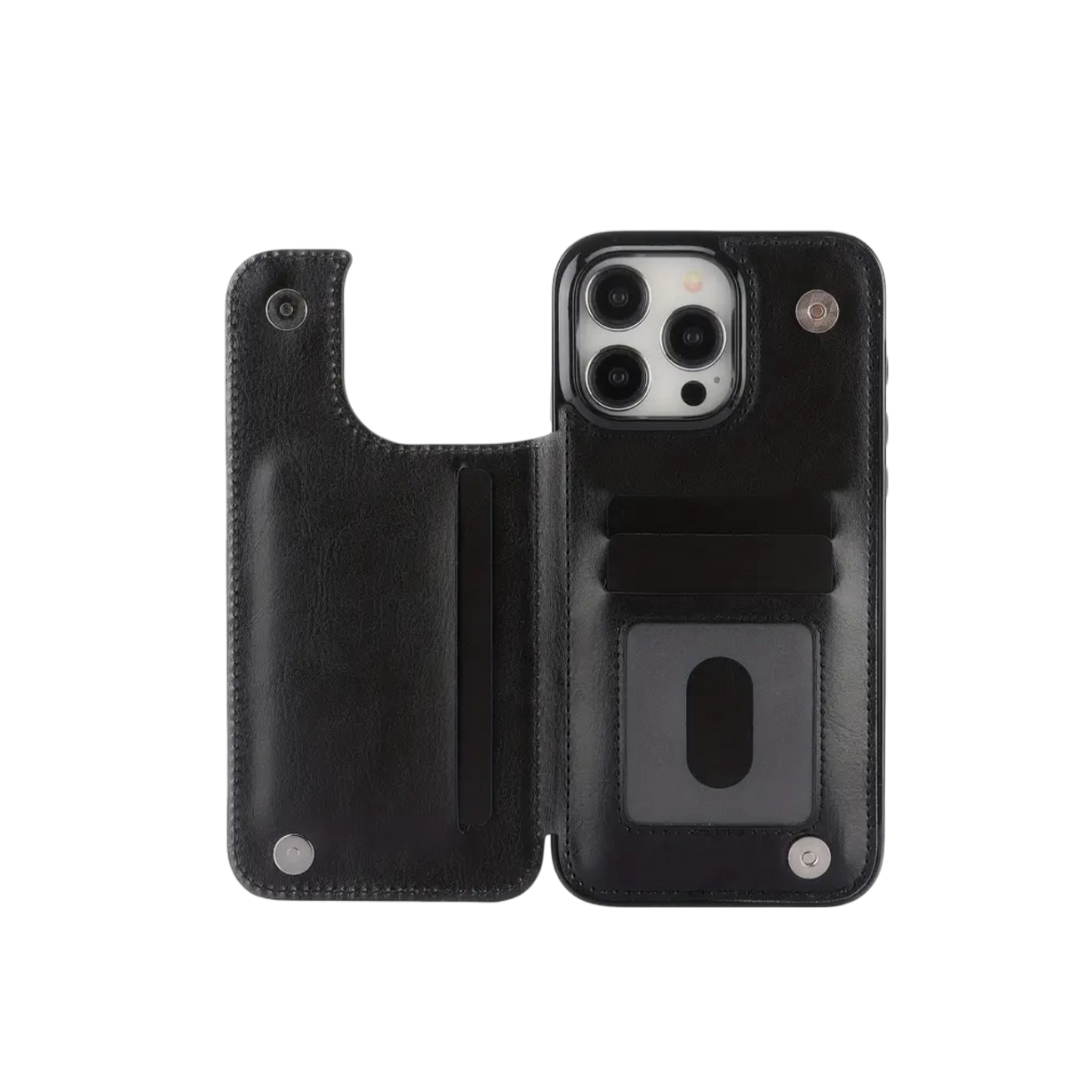 Preston | Magnetische Brieftasche Klapphülle für iPhone