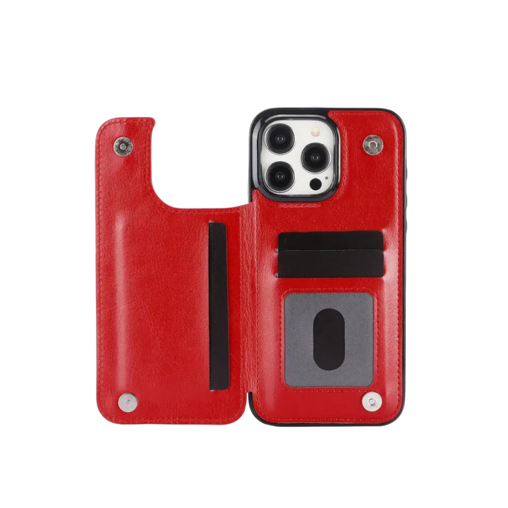 Preston | Magnetische Brieftasche Klapphülle für iPhone
