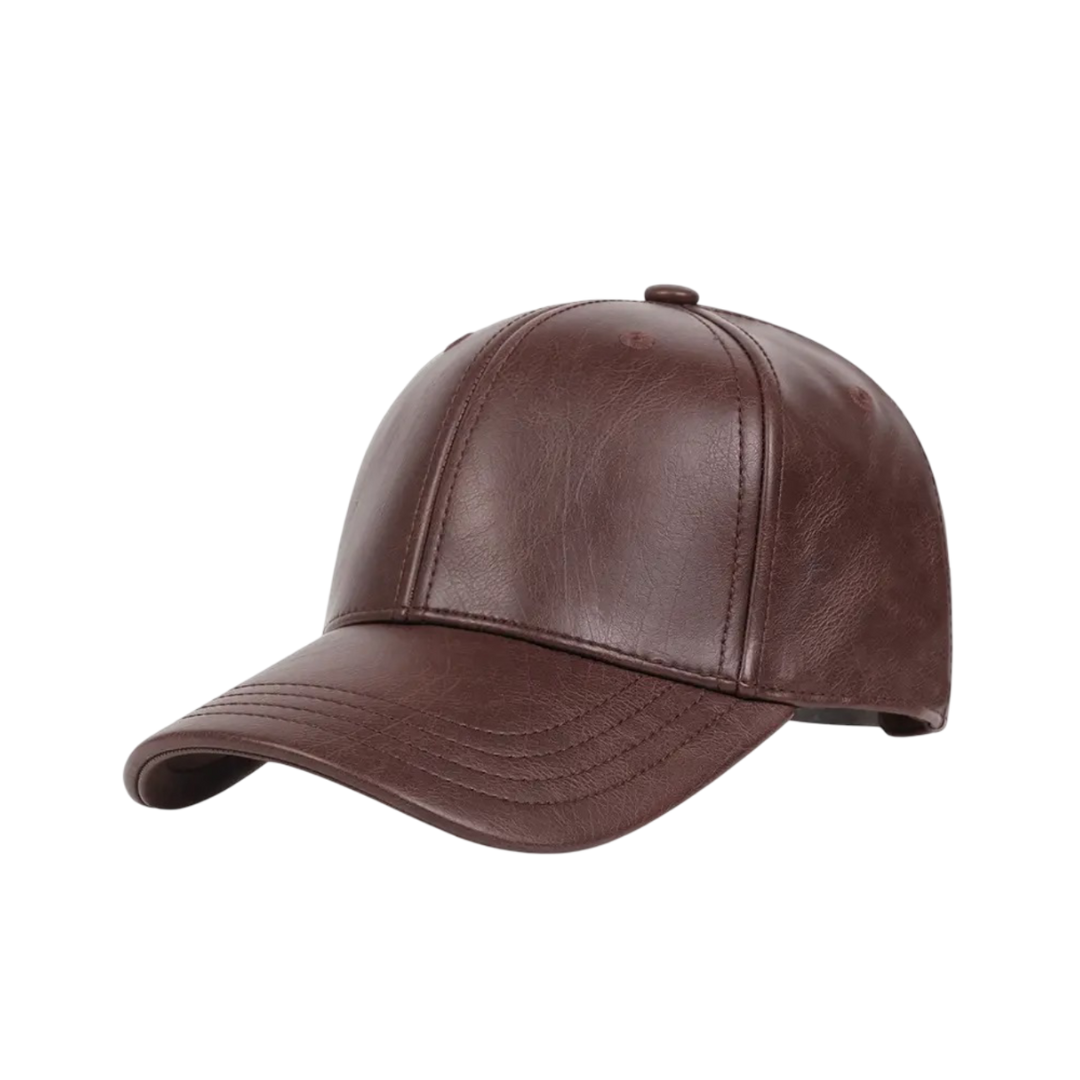 Cedric | Echtes Leder Baseball Cap