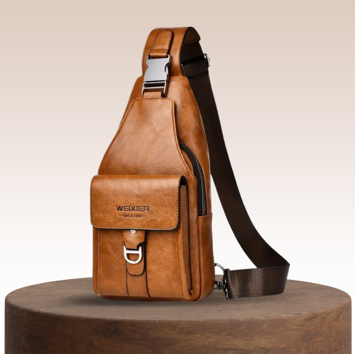 Silas | Vintage Leder Umhängetasche