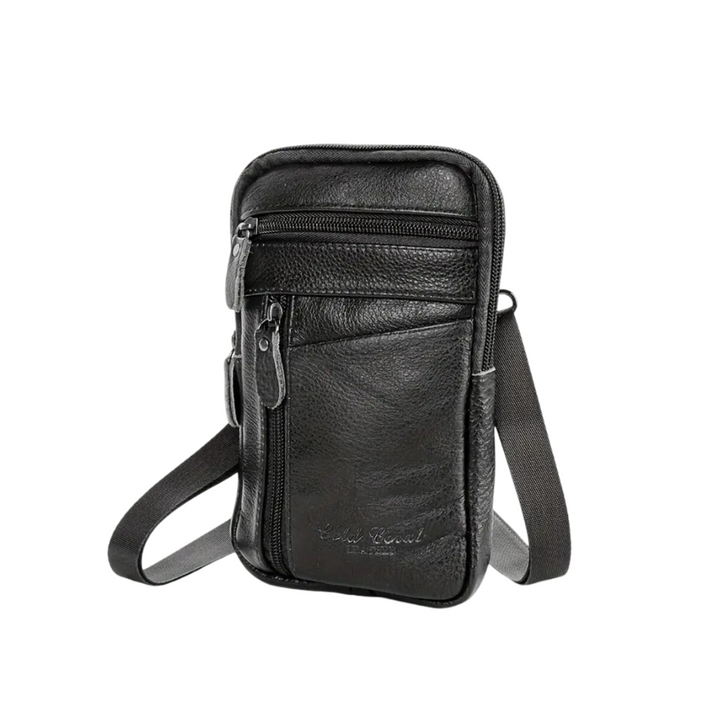 Winslow | Oberflächen-Kuhfell-Ledertasche für Taille und Schulter