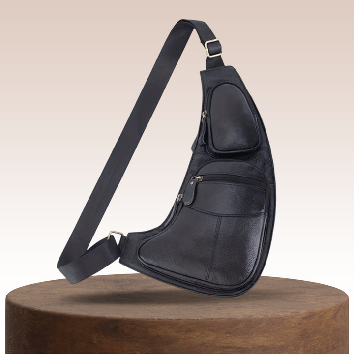 Malric - Leichte Lederschultertasche