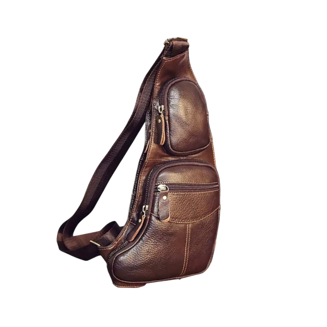 Malric - Leichte Lederschultertasche