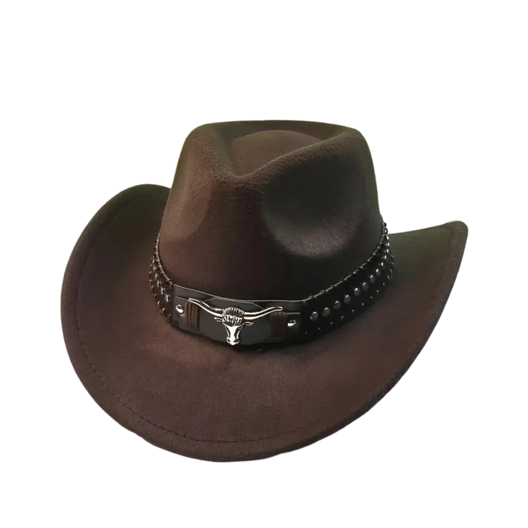 Dalton | Vintage Cowboyhut mit breiter Krempe und klassischem Western-Charme