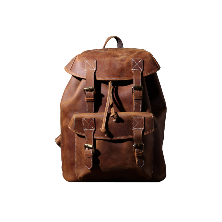 Robert | Vintage Organisierte Leder Rucksack