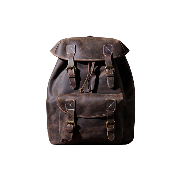 Robert | Vintage Organisierte Leder Rucksack