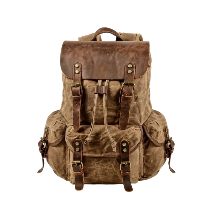 Crosby | Wasserdichte Retro Canvas Laptop Rucksack