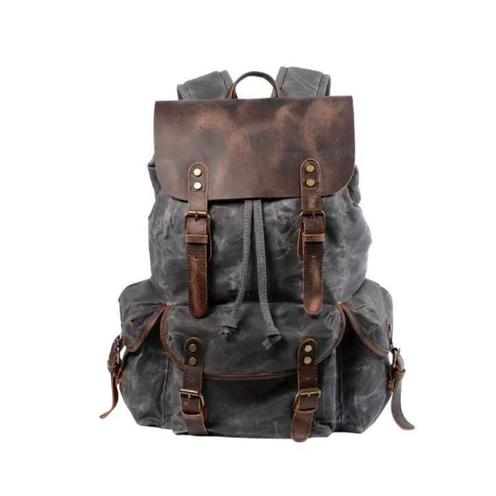 Crosby | Wasserdichte Retro Canvas Laptop Rucksack