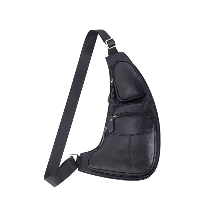Beckett | Vintage Ledertasche Brusttasche Umhängetasche