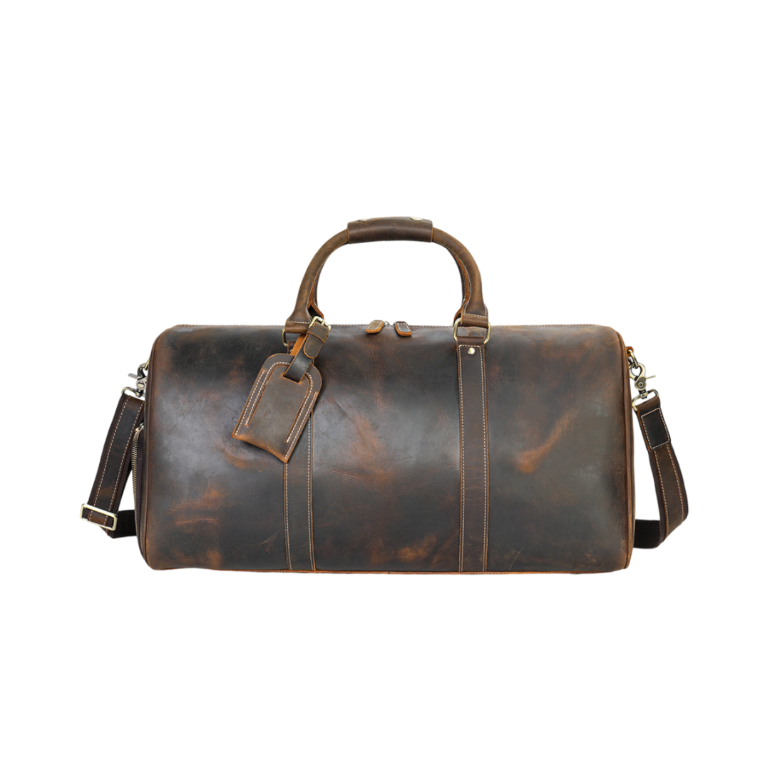 Rhett | Vintage-Duffle aus Vollleder