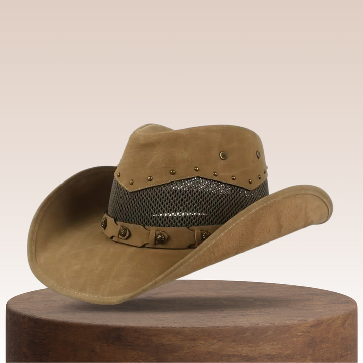 Isidore | Steampunk-Leder-Cowboyhut