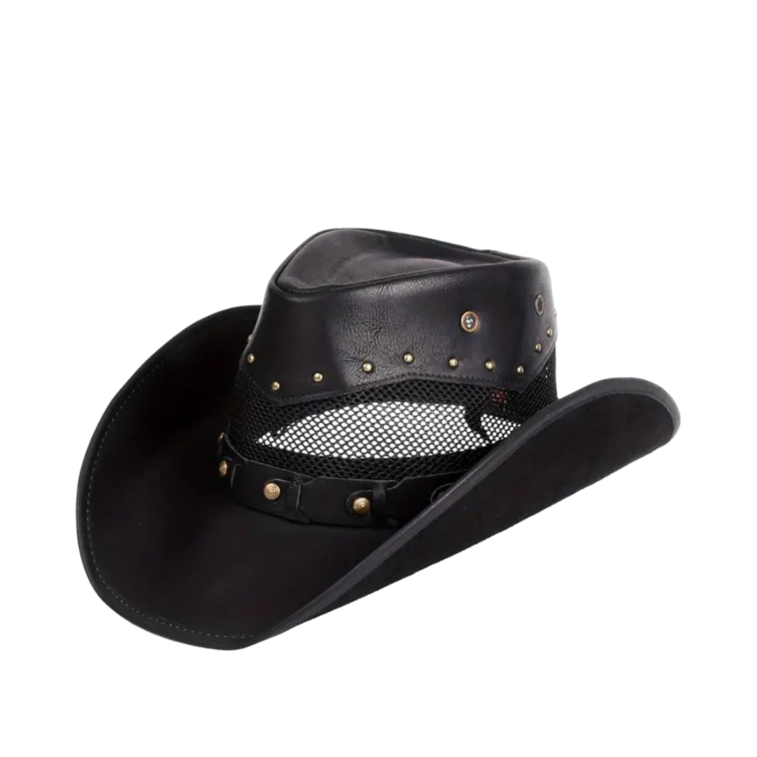 Isidore | Steampunk-Leder-Cowboyhut