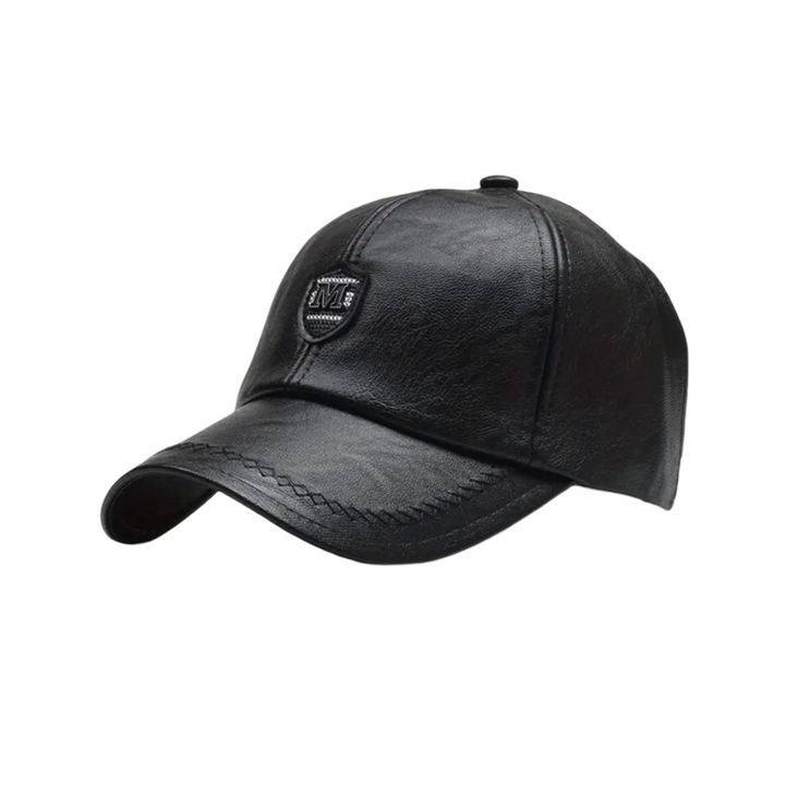 Ignatius | Leder Baseball Cap mit Patch