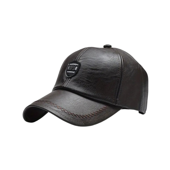 Ignatius | Leder Baseball Cap mit Patch
