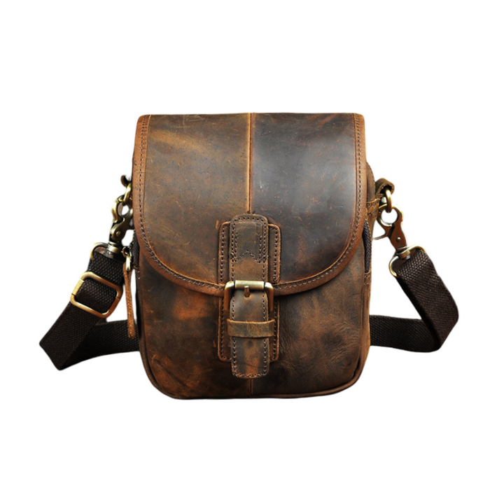 Damon | Echtes Leder Schultertasche