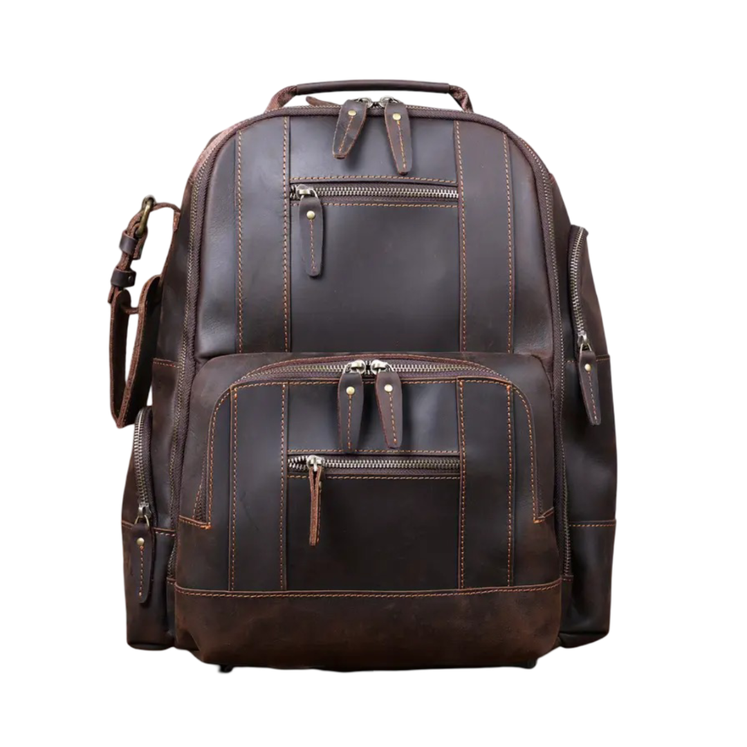 Sterling | Vintage Leder Multi-Schicht Rucksack