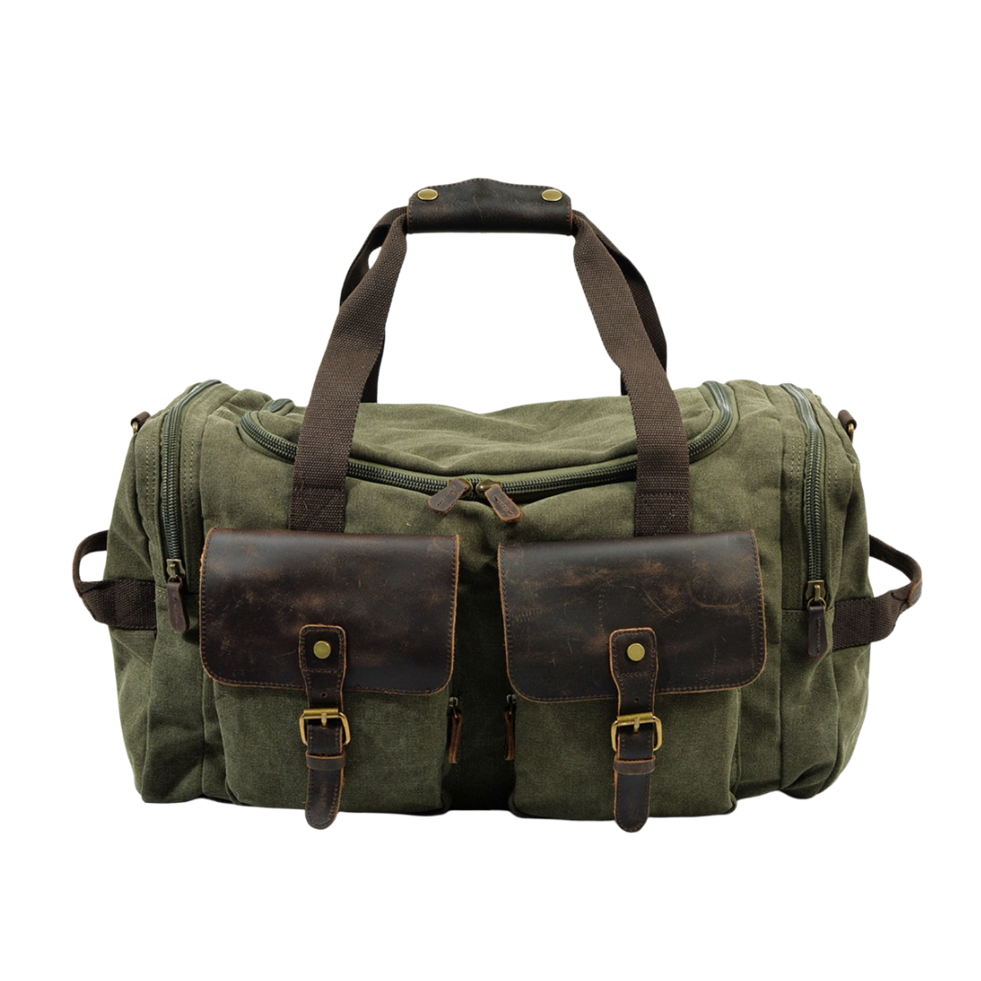 Harlan | Vintage-Leinen-Wochenendreisetasche