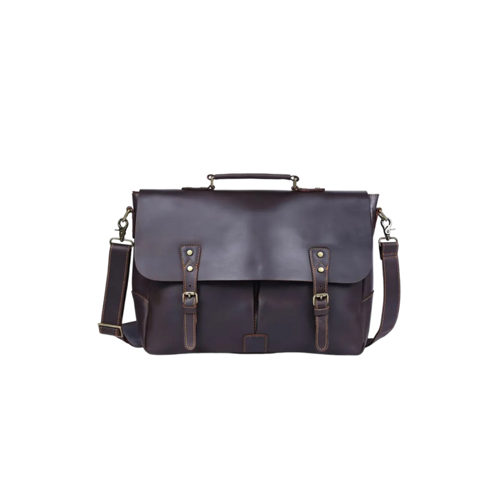 Beau | Vintage Leder Messenger mit klassigem Schnallenverschluss