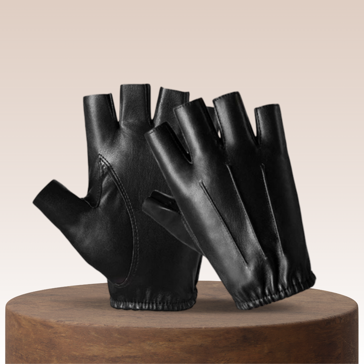 Rogue - Leder-Halbfingerhandschuh