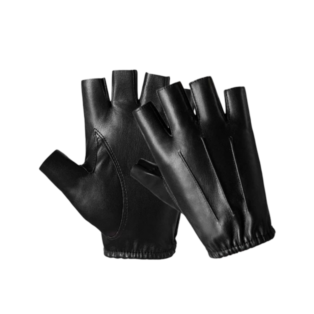 Rogue - Leder-Halbfingerhandschuh