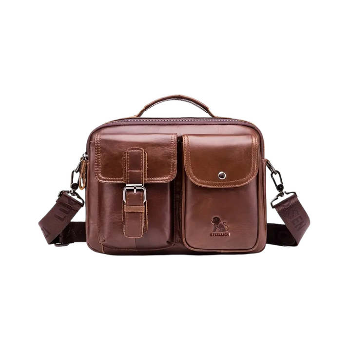 Gertrud's klassische Ledertasche für die Schulter