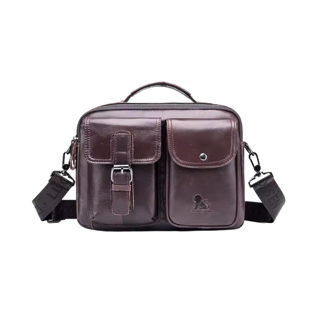 Gertrud's klassische Ledertasche für die Schulter