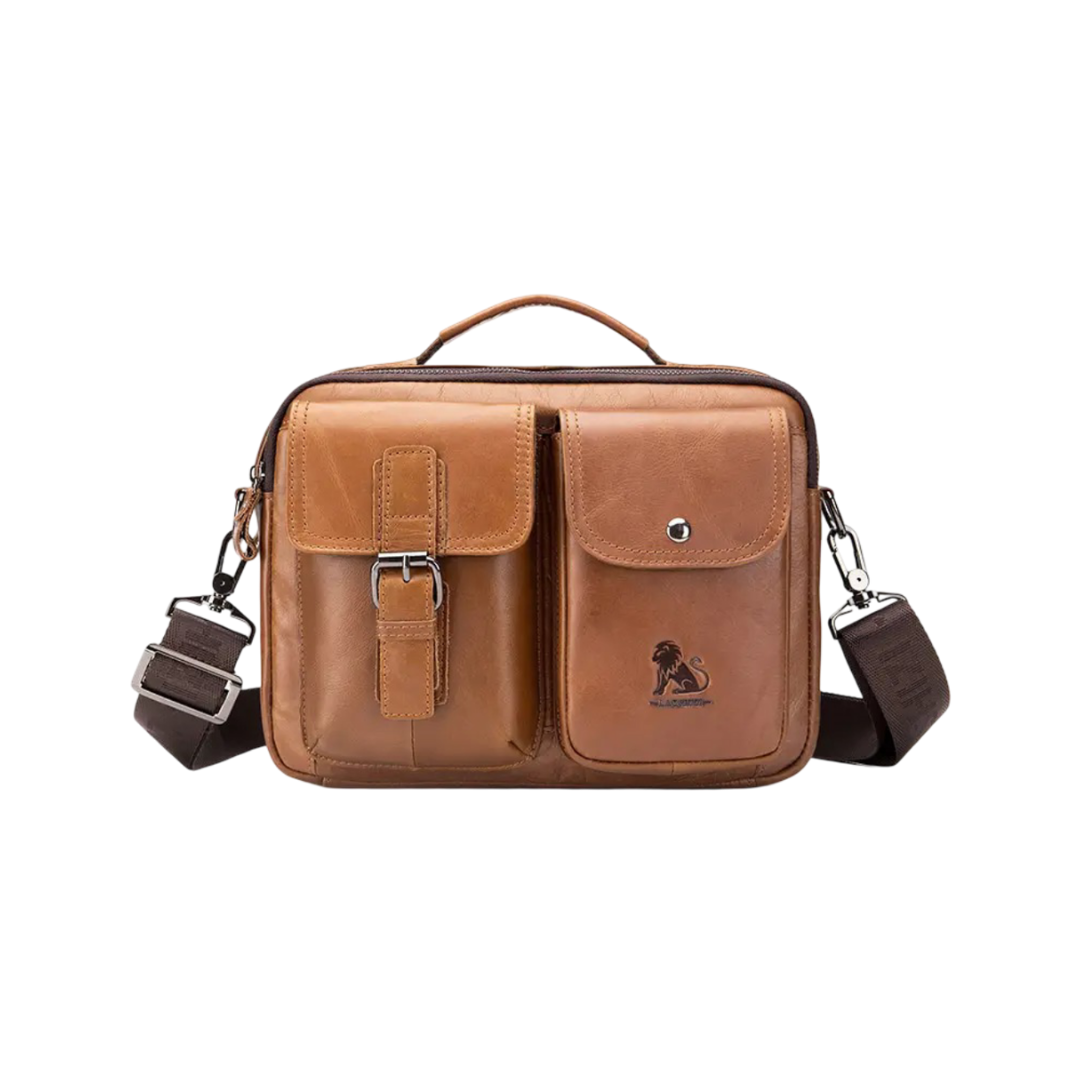 Gertrud's klassische Ledertasche für die Schulter