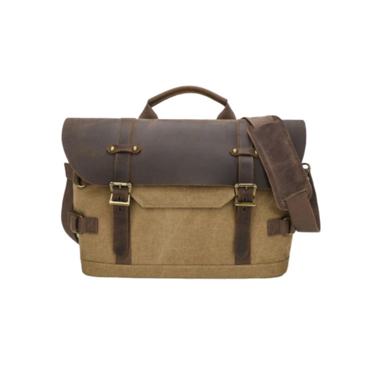 David | Robuste klassische Ledertasche Umhängetasche