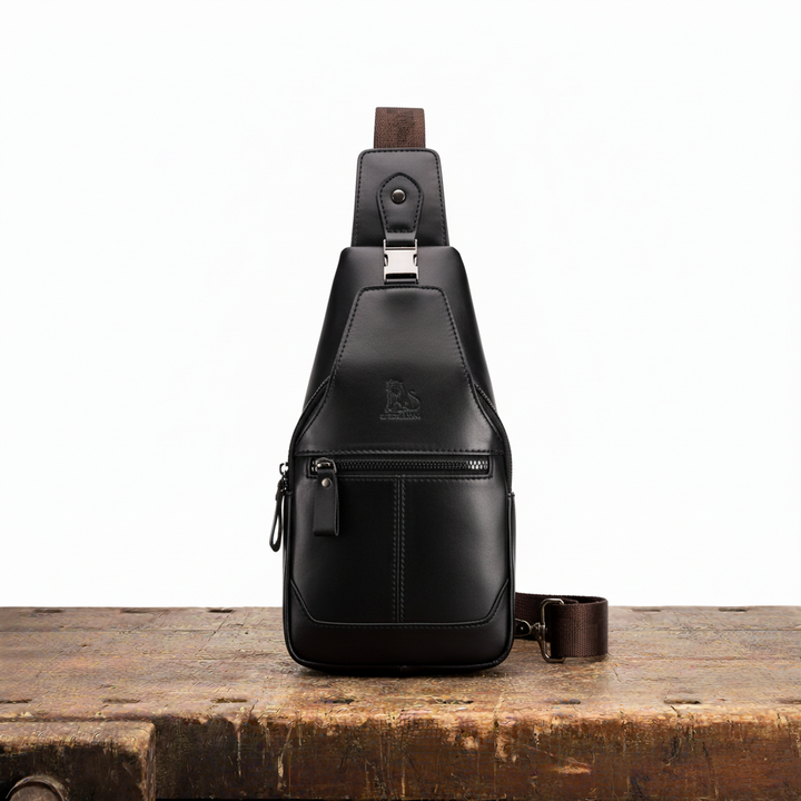 Leon Leder-Brusttasche