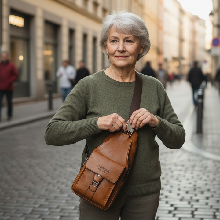 Silas Vintage Brusttasche