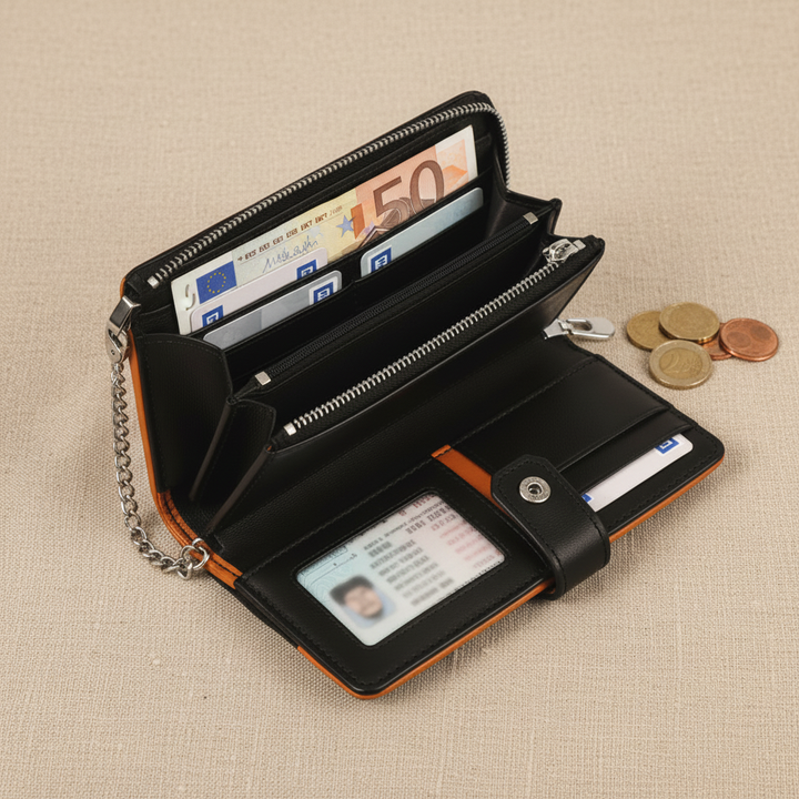 Roque Leder Brieftasche