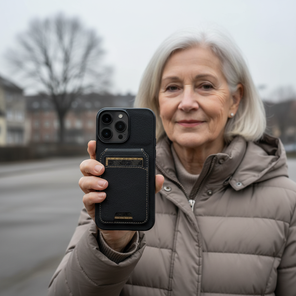 Adrian Leder-Optik Handyhülle