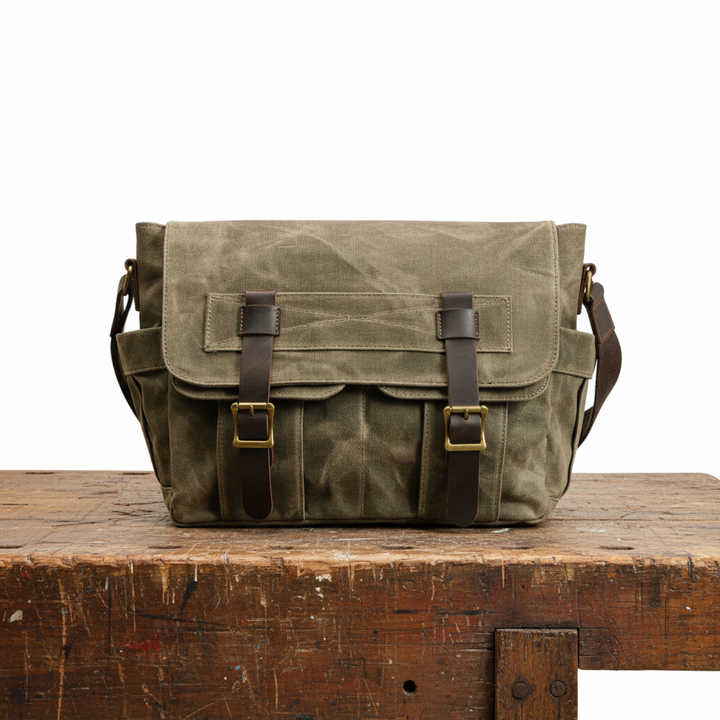 Lester Leder-Schultertasche