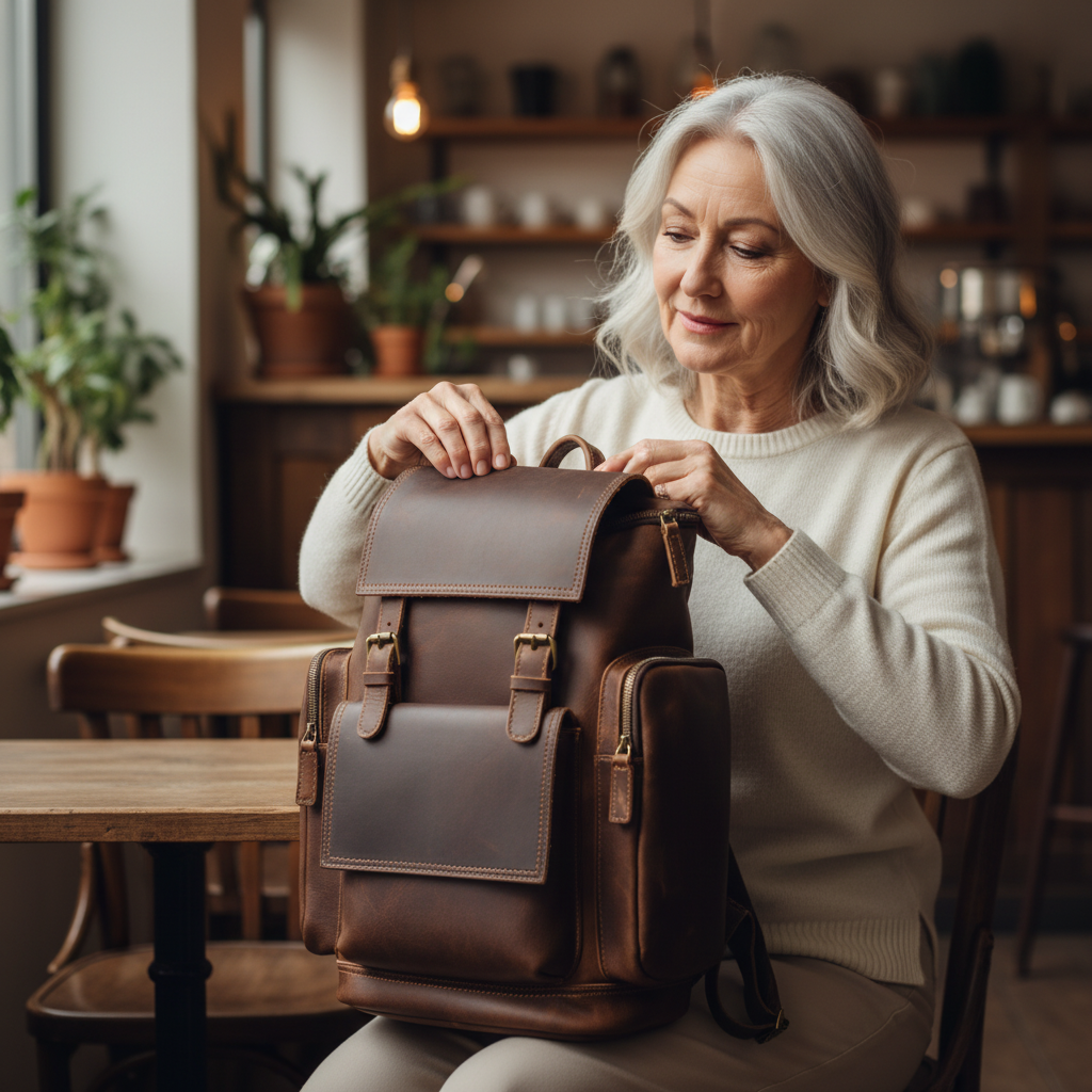 Moritz Leder-Rucksack