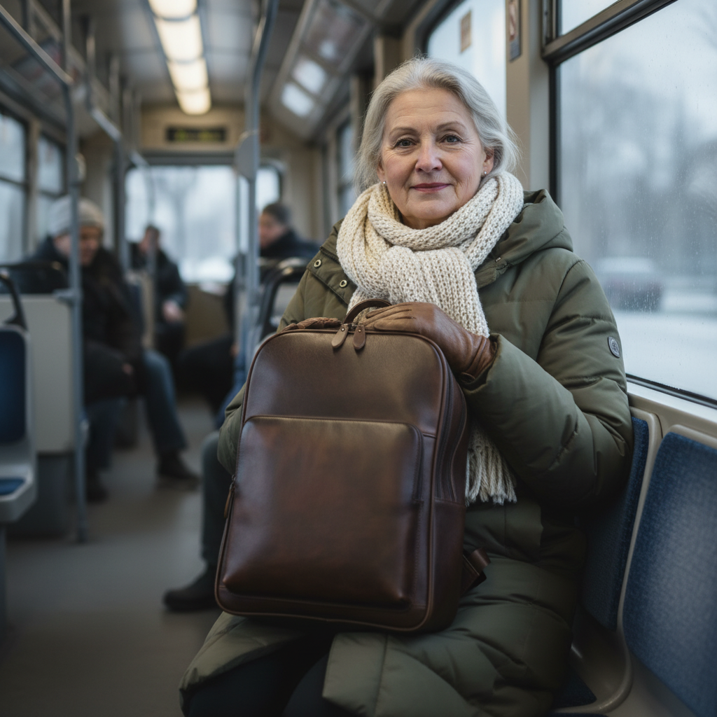 Bennett Leder-Rucksack