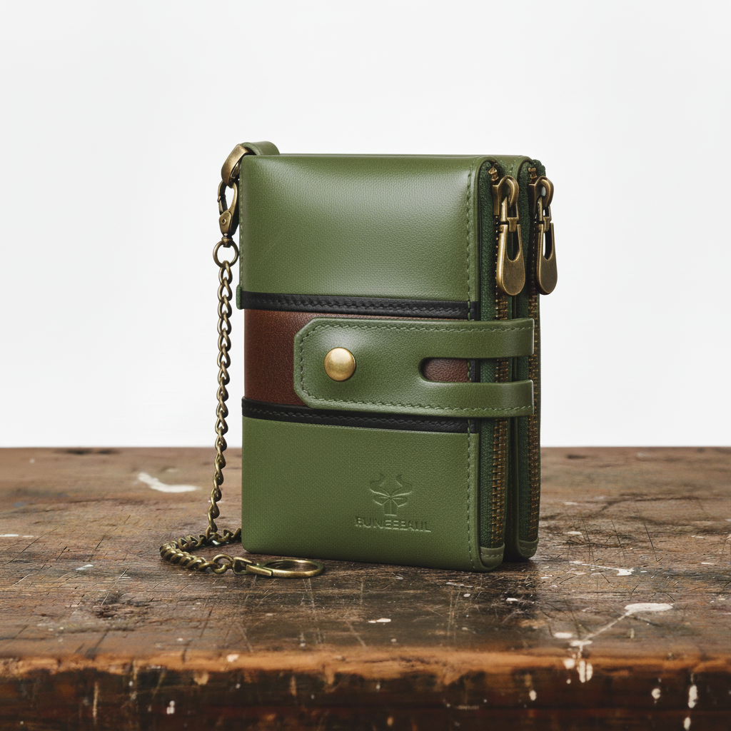 Roque Leder Brieftasche