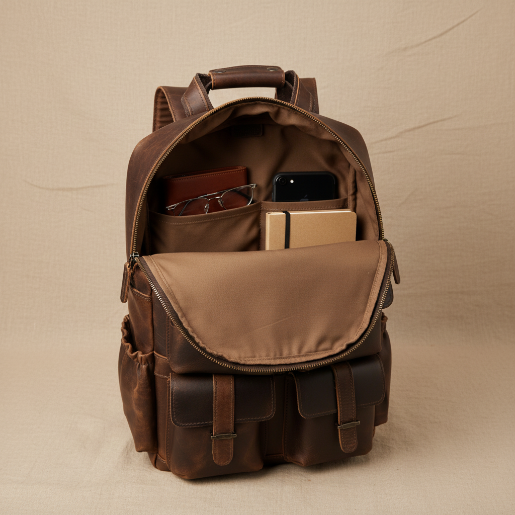 Ruben Leder-Rucksack