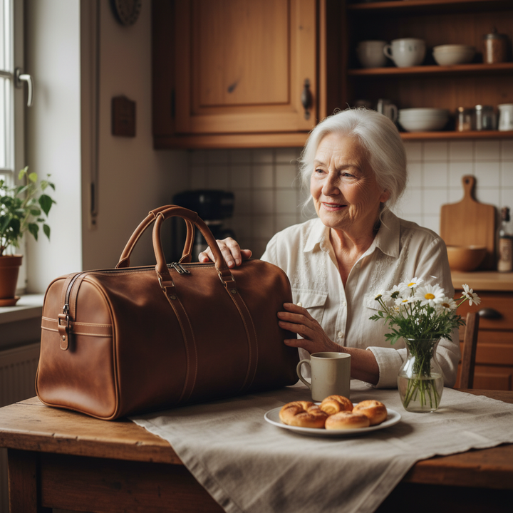 Callahan Leder-Reisetasche