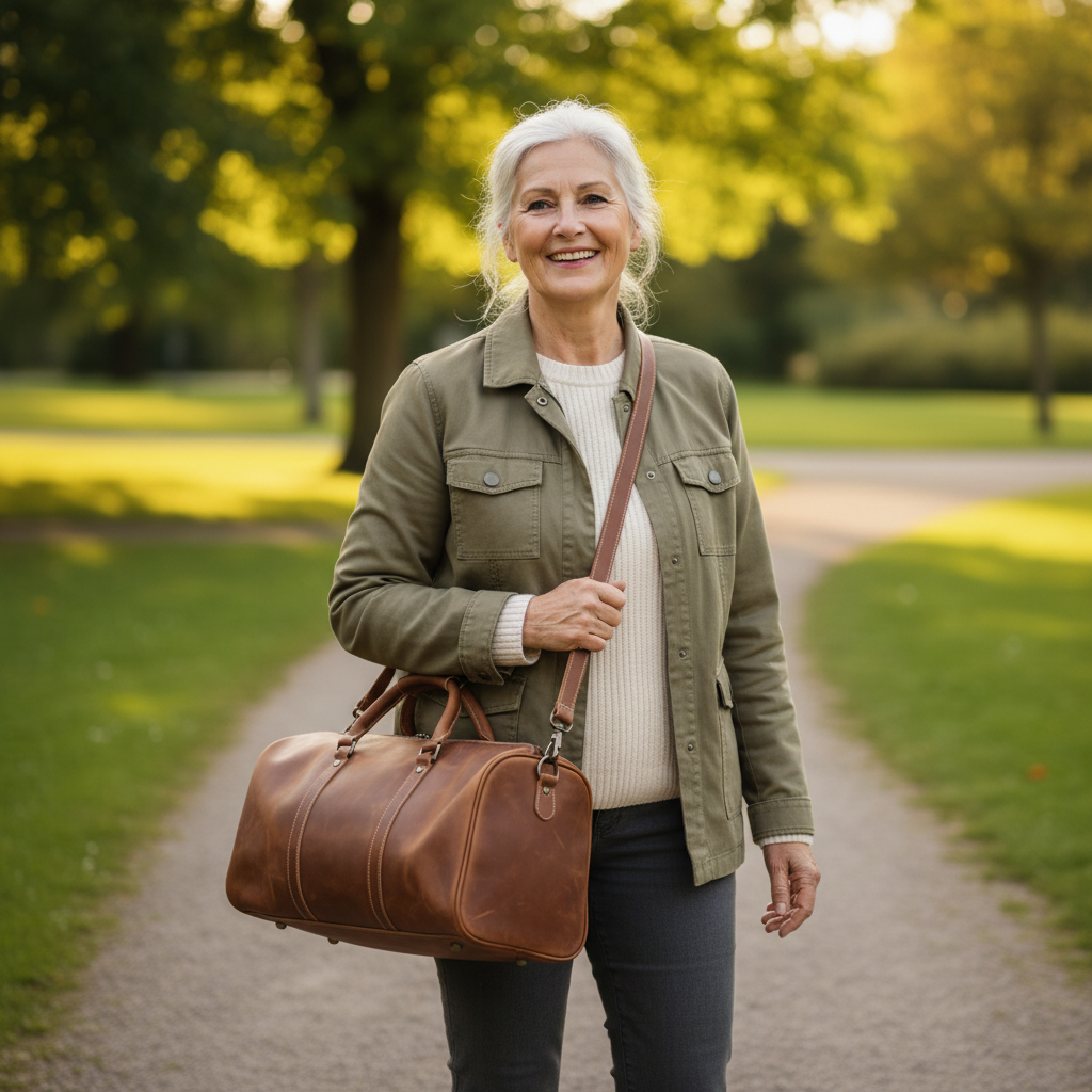 Callahan Leder-Reisetasche