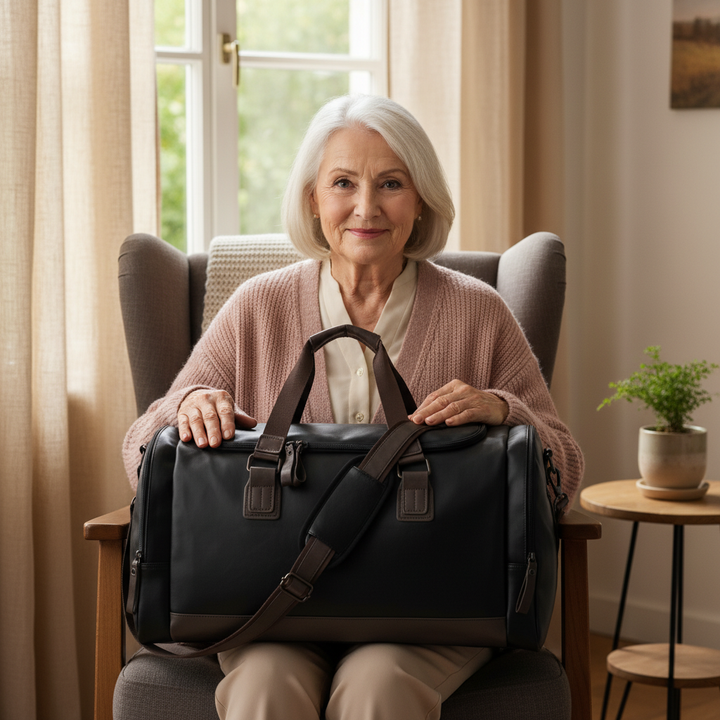 Oskar Leder-Reisetasche