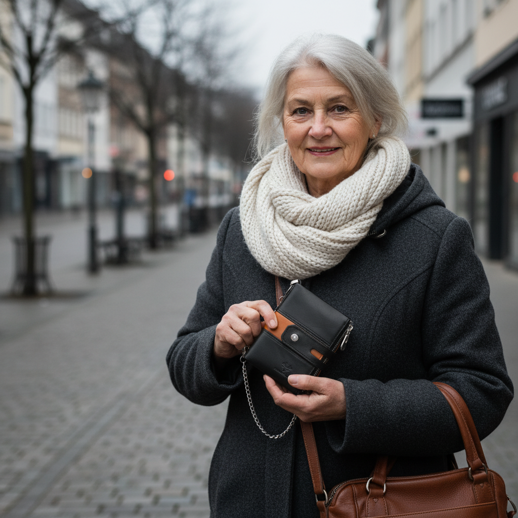 Roque Leder Brieftasche