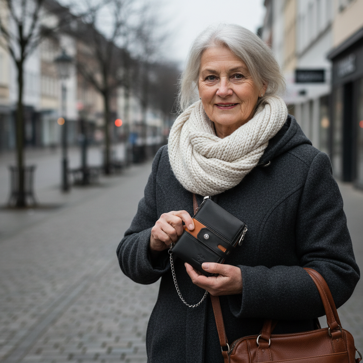 Roque Leder Brieftasche